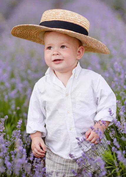 Portrait Little Boy Nature — Stock Photo, Image