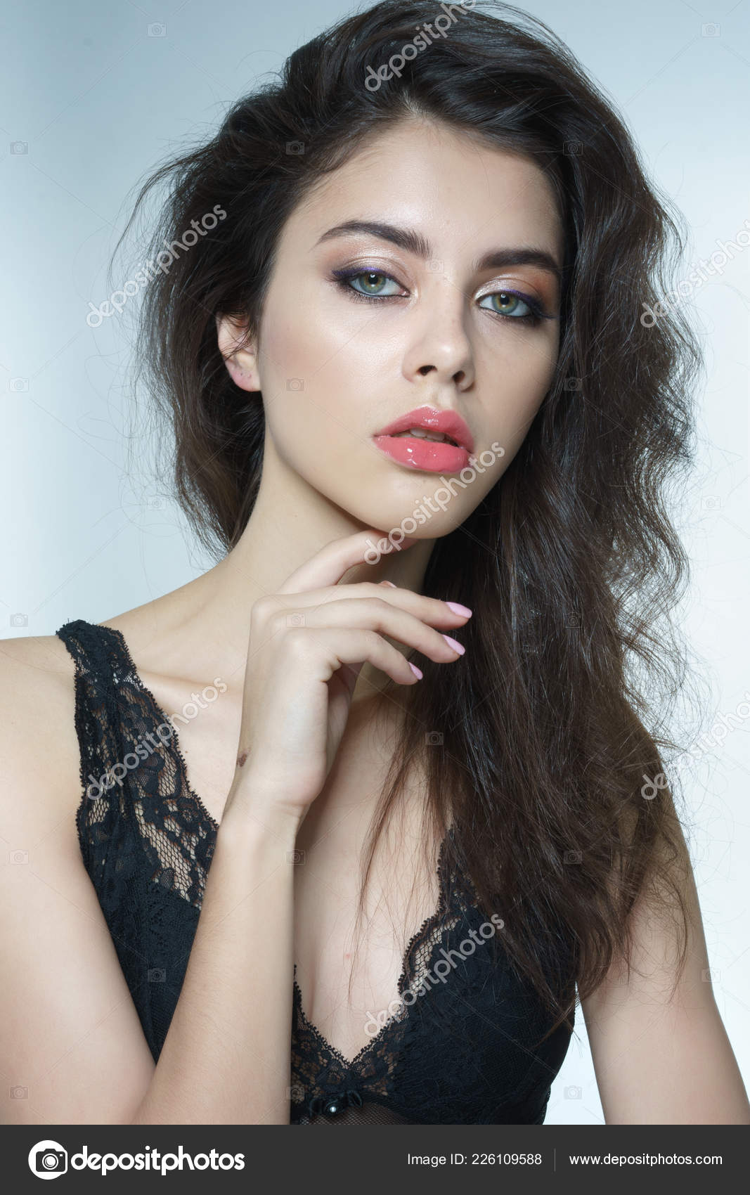 Portrait Beautiful Girl Glamorous Girl Stock Photo Image By C Zagorodnaya