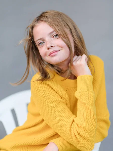 Retrato Niña Aire Libre Verano — Foto de Stock