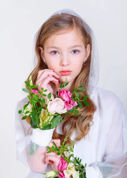 Retrato Niña Modelo Estudio — Foto de Stock