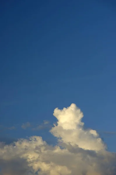 Beautiful blue sky with clouds background