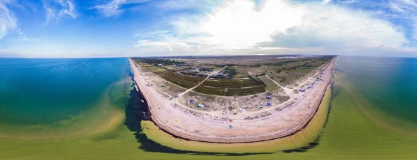 Trescientos sesenta grados panorama del mar — Foto de Stock