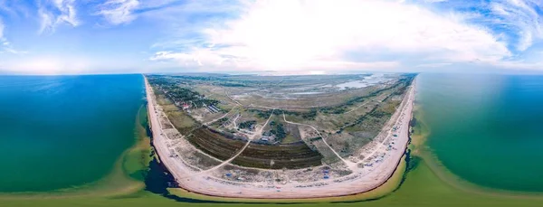 Trecentosessanta gradi panorama del mare — Foto Stock