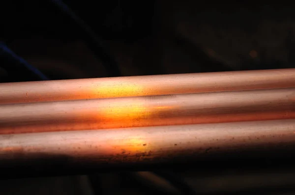 Conductores de cobre recubiertos con aislamiento de kapton de alta temperatura — Foto de Stock