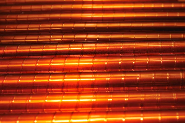 Condutores de cobre revestidos com isolamento de kapton de alta temperatura — Fotografia de Stock