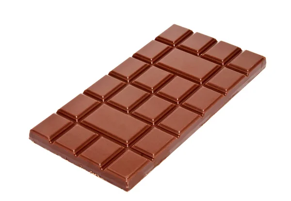 Dark Milk Whole Chocolate Bars Stack Isolated White Background — Stock Photo, Image