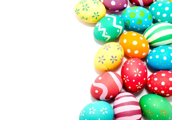 Perfetto colorato uova di Pasqua fatte a mano — Foto Stock