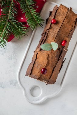 Bush de Noel Noel günlük kek ve yeni yıl arka plan