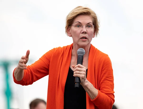 Democrat Stany Zjednoczone polityk Elizabeth Warren — Zdjęcie stockowe