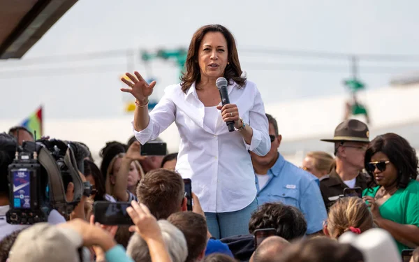 Demokrata Kamala Harris — Stock Fotó