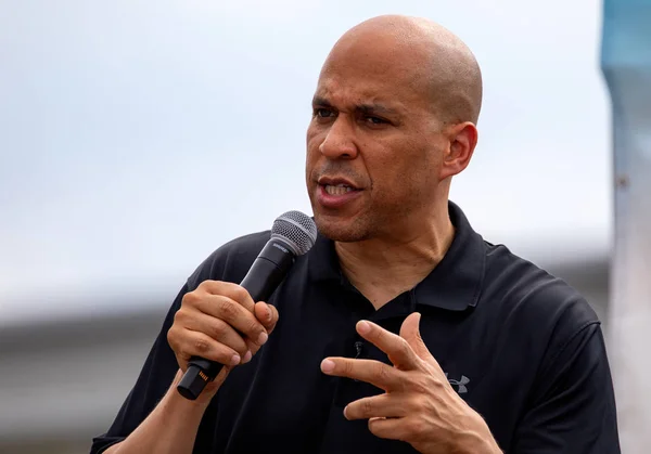 Demokratyczny amerykański senator Cory Booker — Zdjęcie stockowe