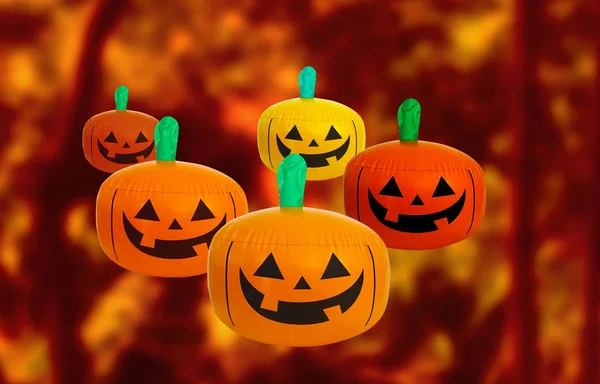 Halloween Tło Dyni Pomarańczowe Tło — Zdjęcie stockowe