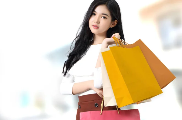 Donne e shopping — Foto Stock