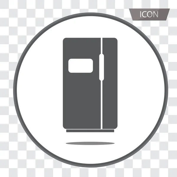 Vector Icono Refrigerador Aislado Sobre Fondo Blanco — Vector de stock