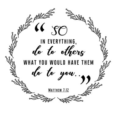 İleti, alıntı, İncil çelenk tasarımı ile metinden