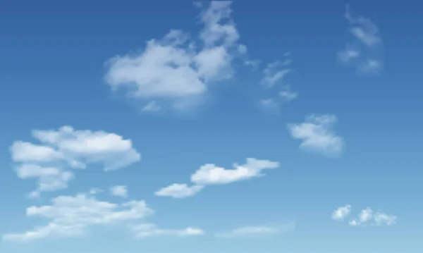 Background with clouds on blue sky. Stock Illustration