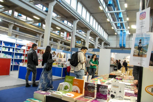 Τορίνο Lingotto Διεθνής Έκθεση Βιβλίου Της Μαΐου 2018 — Φωτογραφία Αρχείου