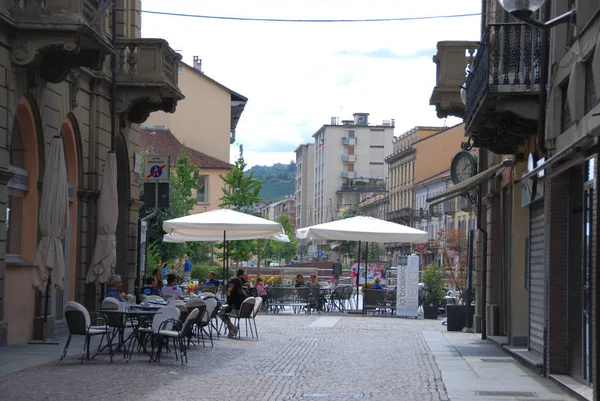 Vue Sur Vittorio Emanuele Piazza Michele Ferrero Ancienne Piazza Savona — Photo