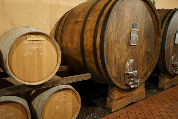 Barrique Tonneau Pour Maturation Vin — Photo