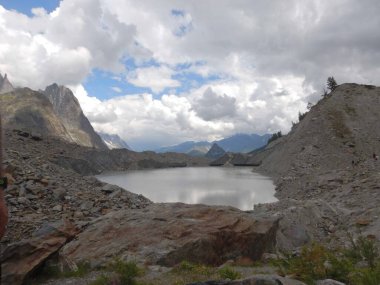 Veny Valley, Val d 'Aosta, İtalya. Miage Gölü