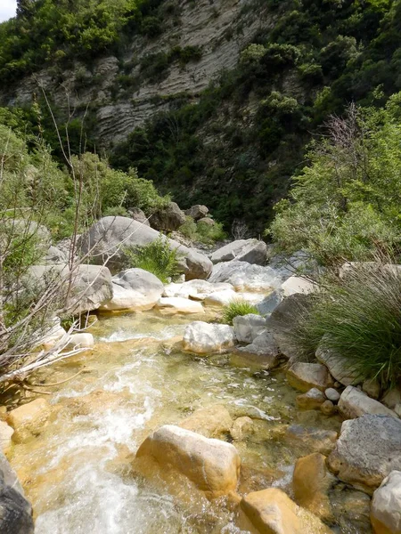 Rio Barbaira Stream Rocchetta Nervina Liguria Italia — Stok Foto
