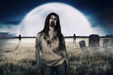 Zombi Mezarlığı üzerinde geceleri dolaşan