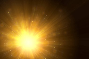 Sarı arka aydınlatma ile koyu arka plan