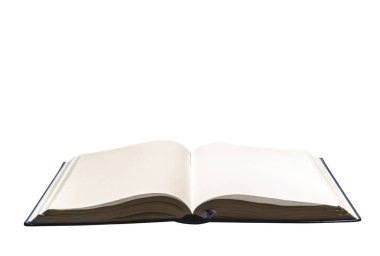 Açık kitap beyaz arka plan izole Kur'an-ı Kerim