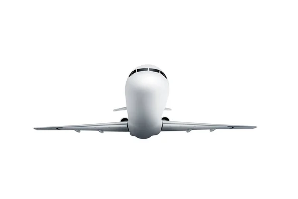 하얀 비행기 — 스톡 사진