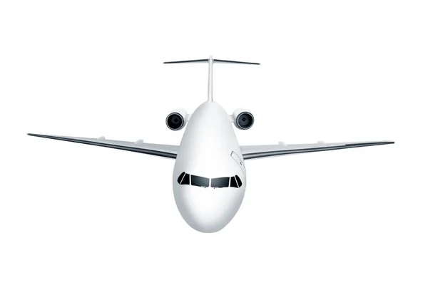 White airplane — Stock Photo, Image