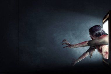 Korkunç zombiler televizyon içinden geliyor
