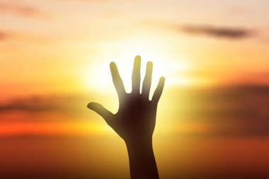 Avuç içi açık insan elleri