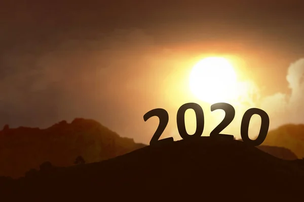 Feliz ano novo 2020 — Fotografia de Stock