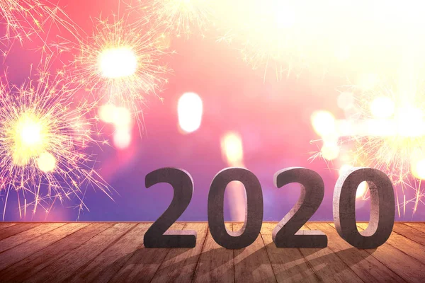 Gelukkig nieuwjaar 2020 — Stockfoto