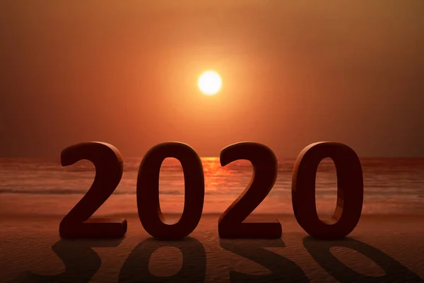 Frohes neues Jahr 2020 — Stockfoto