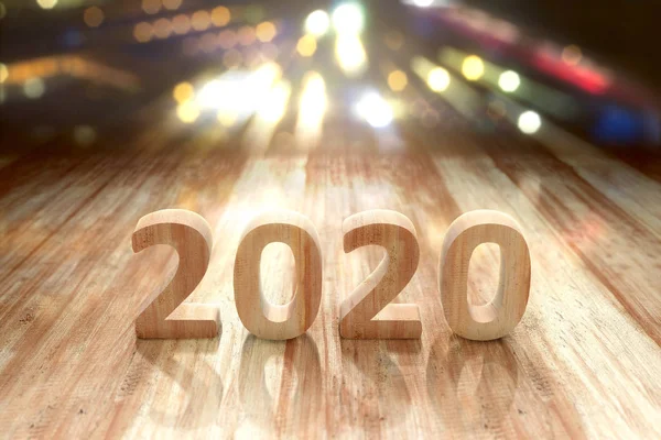 快乐的新年2020 — 图库照片