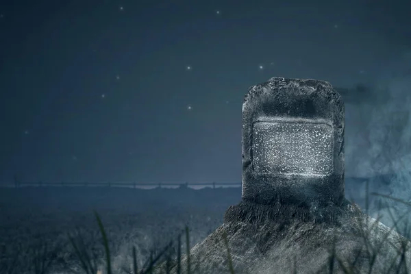 Гробниця Туманом Лузі Концепція Хеллоуїна — стокове фото