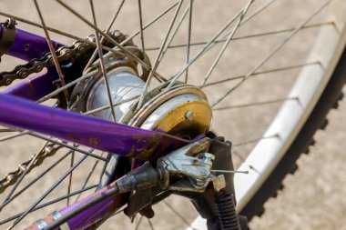 Bisiklet parçalarının görüntüsünü kapat