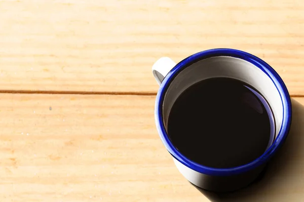 Cup Hot Coffee Table International Coffee Day — Stock Photo, Image