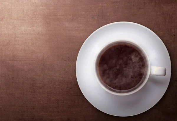 Une Tasse Café Chaud Sur Table Journée Internationale Café — Photo