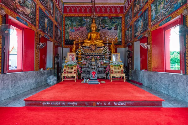 Samut Prakan Tailandia Junio 2020 Wat Noi Suwannaram Fue Construido —  Fotos de Stock