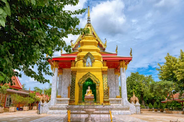 Ayutthaya Thailand Augusti 2020 Wat Sakae Ett Gammalt Tempel Ursprungligen — Stockfoto