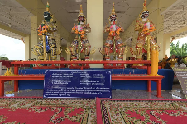 Chachoengsao Thajsko Července 2020 Wat Pong Agas Známý Pro Lord — Stock fotografie