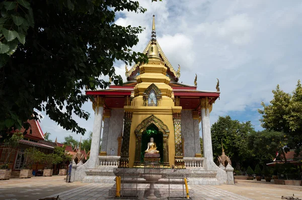 Ayutthaya Tailândia Agosto 2020 Wat Sakae Antigo Templo Originalmente Localizado — Fotografia de Stock