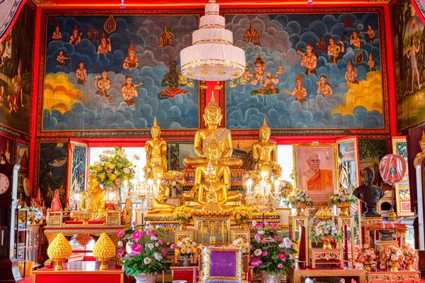 Chachoengsao Tailandia Julio 2020 Wat Thepnimitr Construido Reinado Del Rey —  Fotos de Stock