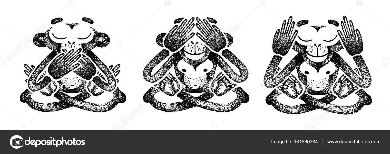 See No Evil Speak No Evil Hear No Evil Tattoo See No Evil Hear No Evil Speak No Evil Mask Tattoos