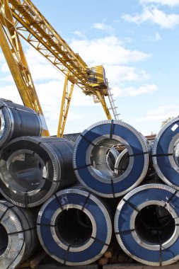 Hisse senedi polimer kaplama ile galvanizli çelik-soğuk haddelenmiş rulolar