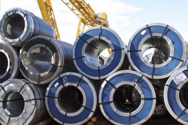 Hisse senedi polimer kaplama ile galvanizli çelik-soğuk haddelenmiş rulolar