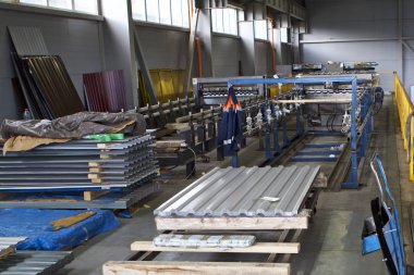 Stok paketlerini profiled çelik levha galvanizli