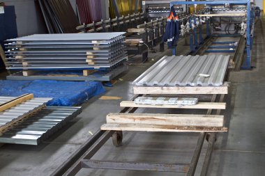 Stok paketlerini profiled çelik levha galvanizli